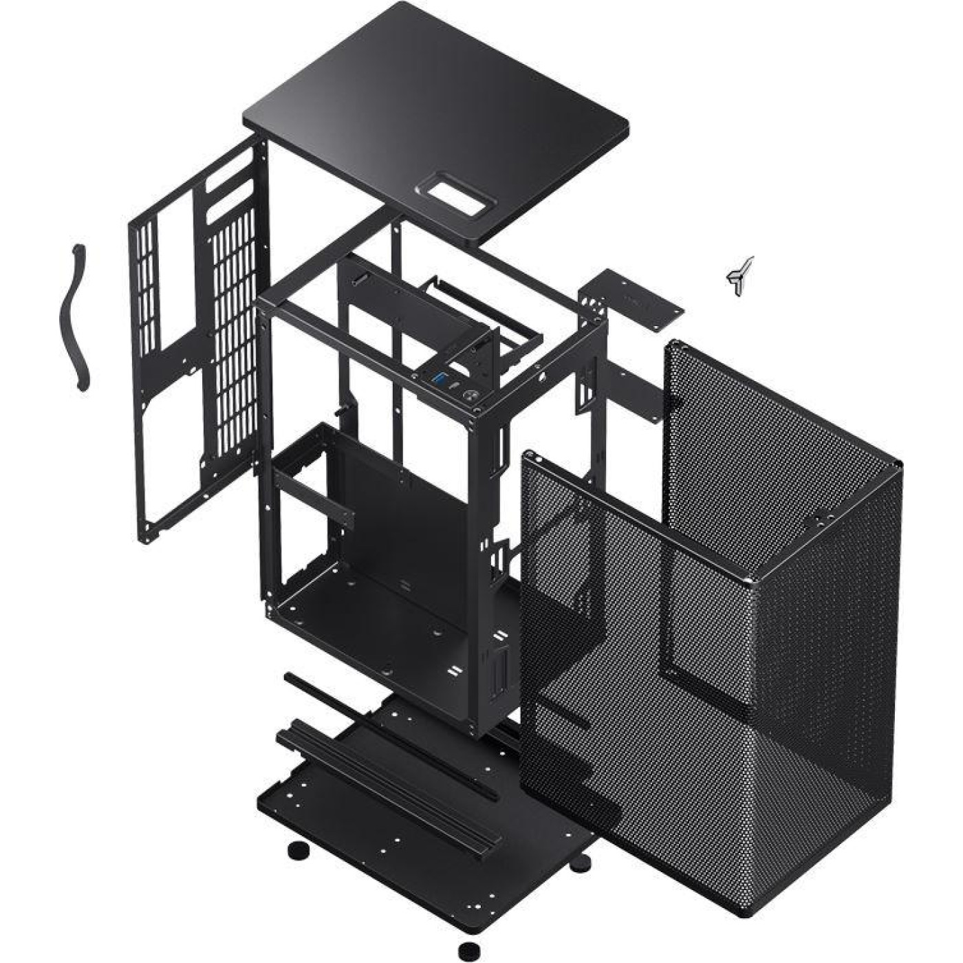 Корпус Jonsbo VR3 Aluminum Black (VR3 Black) Без БП