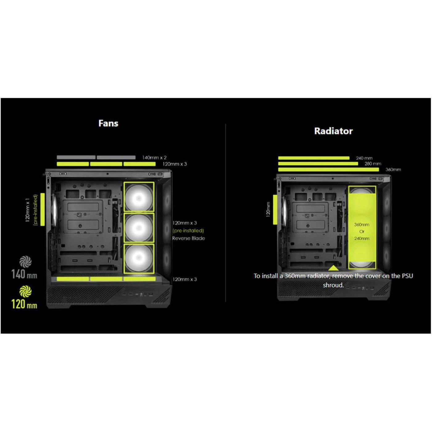 Корпус MSI MAG PANO 130R PZ без БЖ Black (MAG PANO 130R PZ)