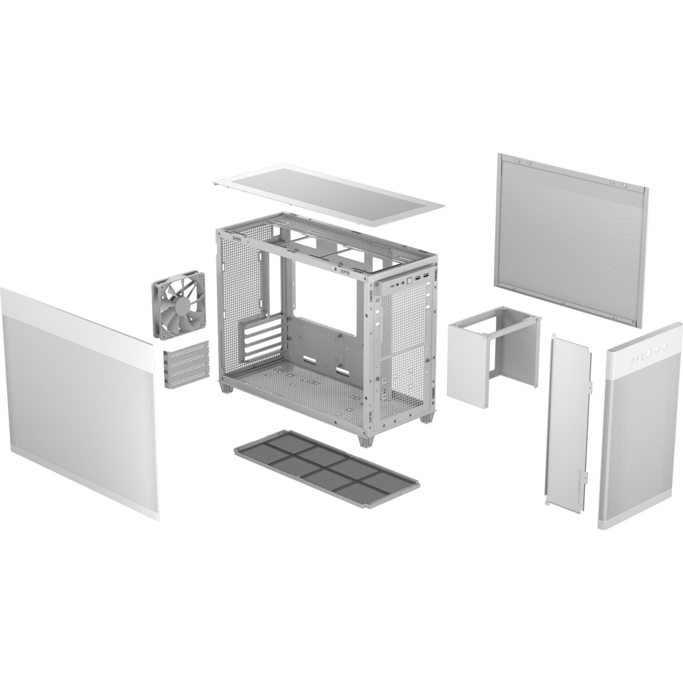Корпус ASUS Prime AP201 White mesh (90DC00G3-B39000) Без БП