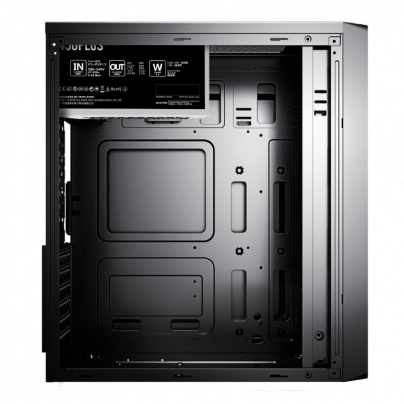 Корпус 1stPlayer A3-450PLS Black 450W (A3-450PLS)