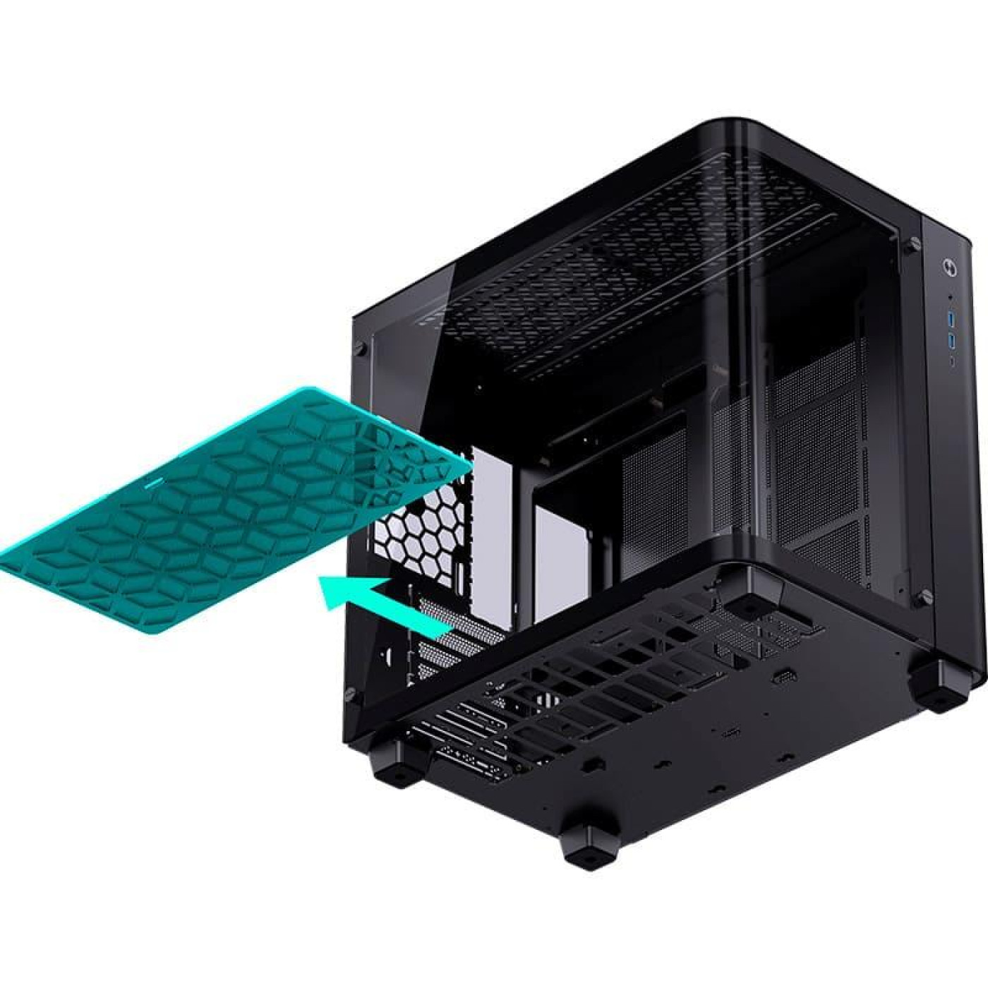 Корпус Jonsbo TK-3 Black (TK-3 Black) Без БП