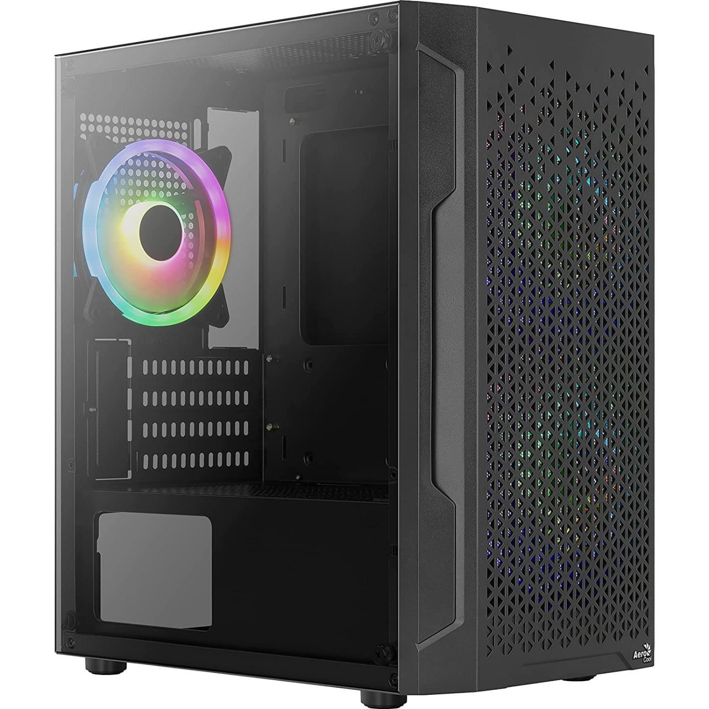Корпус Aerocool Trinity Mini-G-BK-v2 Black без БП (ACCS-PV32033.11)