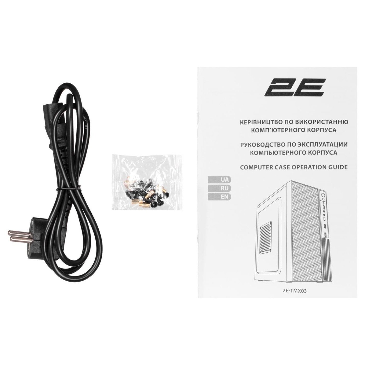 Корпус 2E TeamX TMX03 c БП 500W Black (2E-TMX03-500)