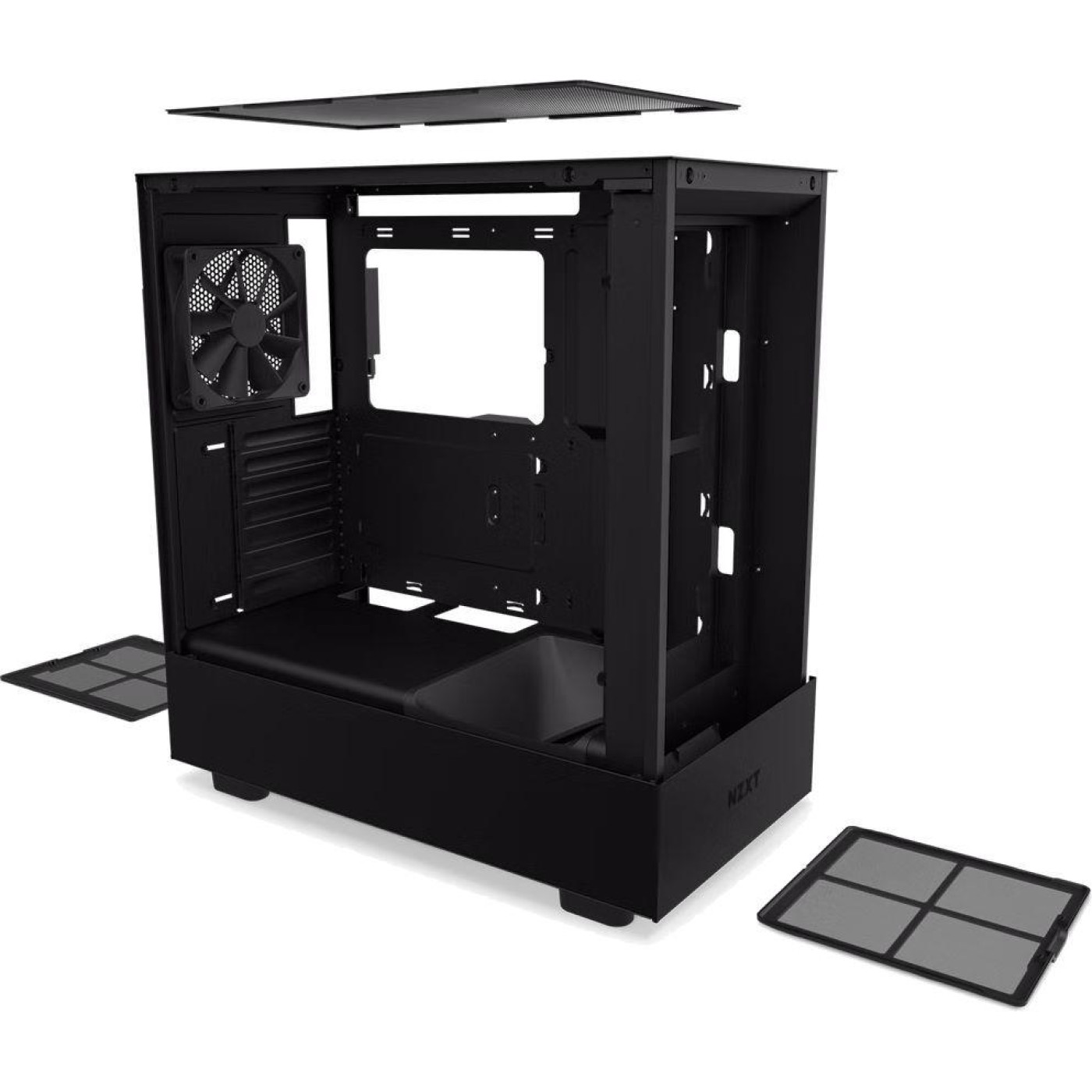 Корпус NZXT H5 Flow Tempered Glass без БП Black (CC-H51FB-01) Б/у,U1