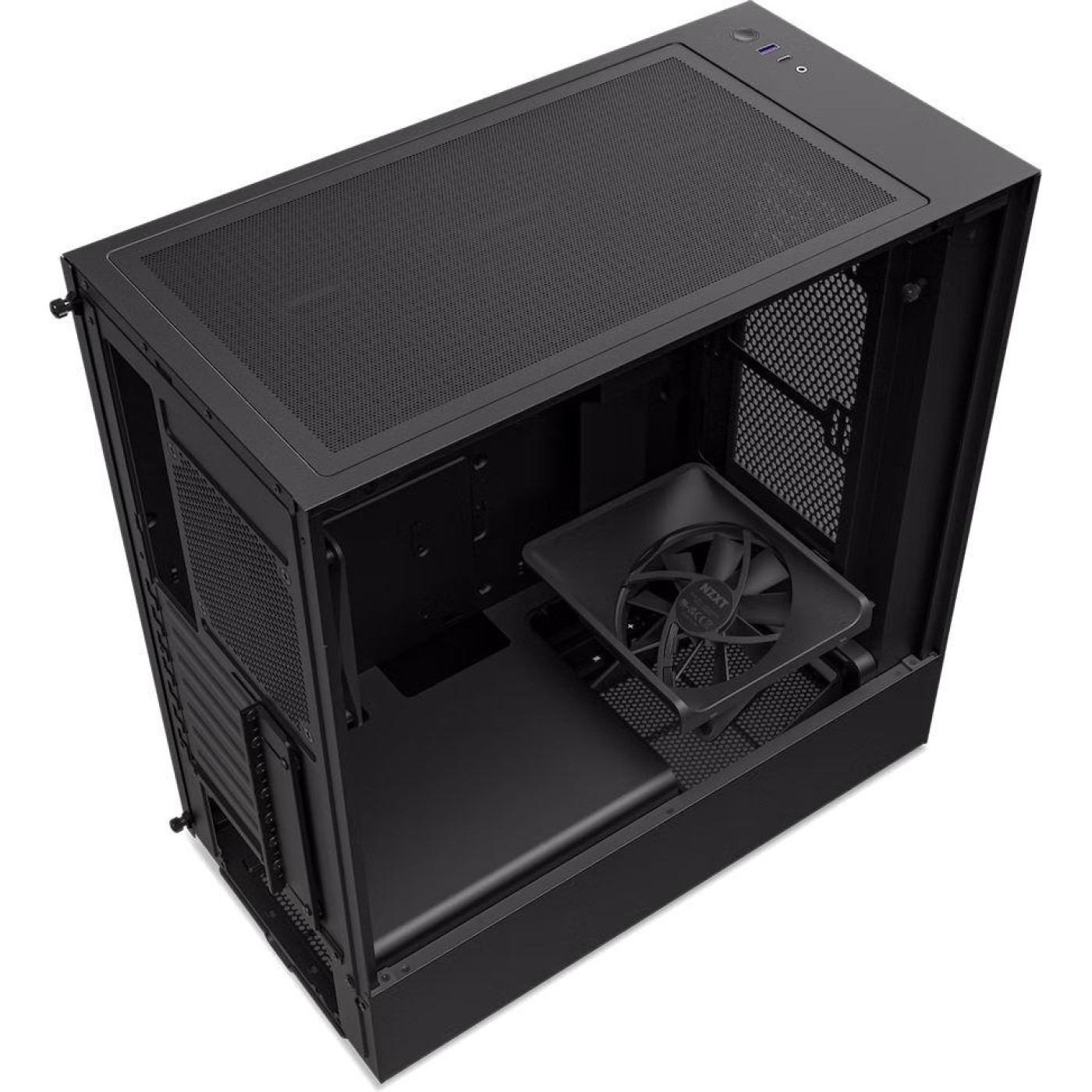 Корпус NZXT H5 Flow Tempered Glass без БП Black (CC-H51FB-01) Б/у,U1