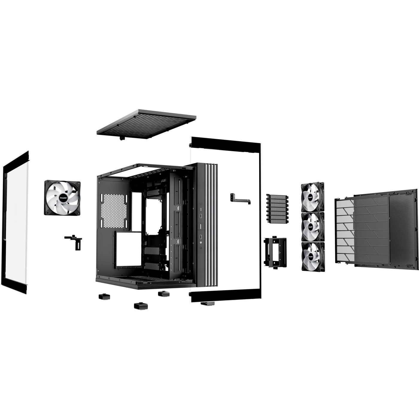 Корпус Be quiet! LIGHT BASE 600 LX Black (BGW67) Без БП