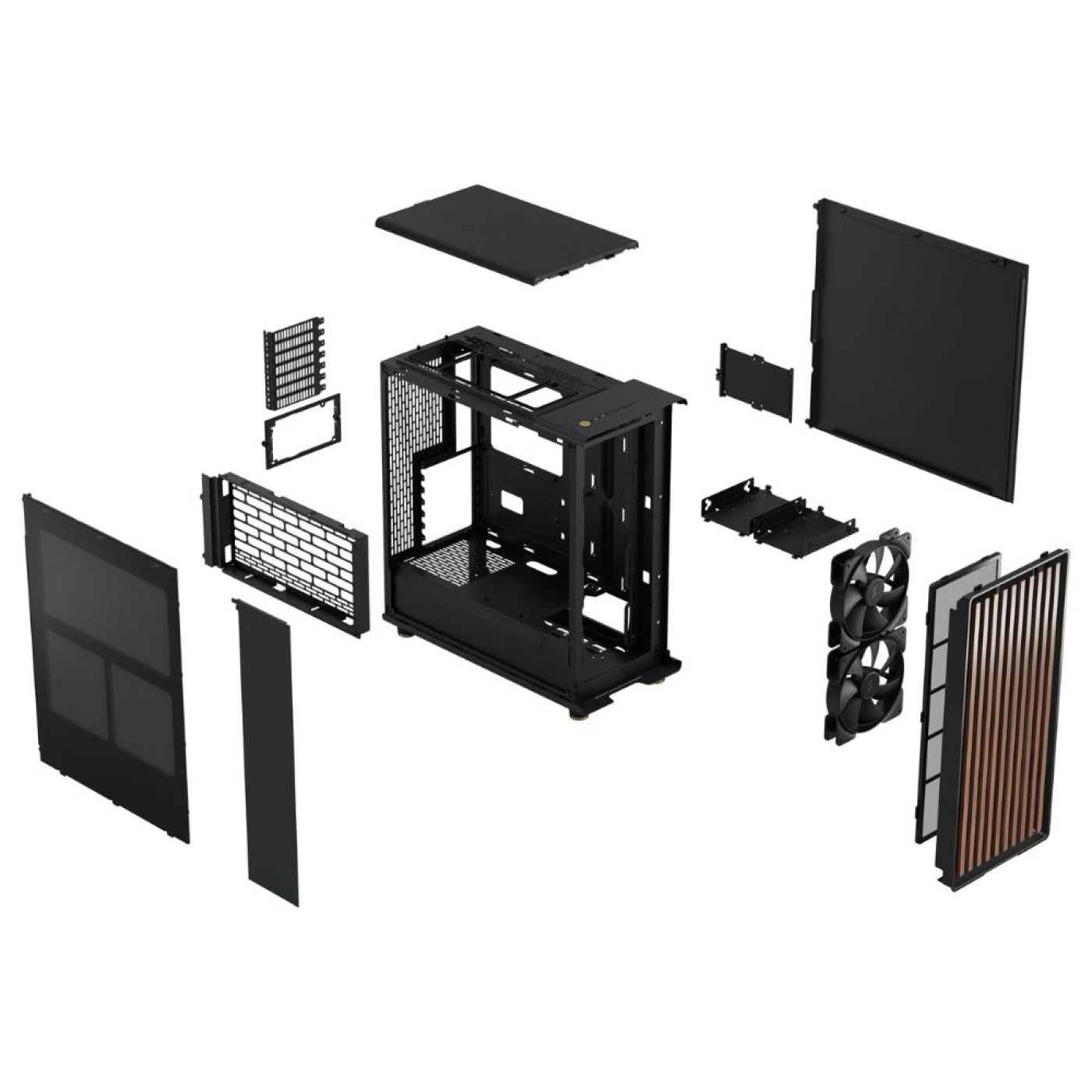 Корпус Fractal Design North Charcoal Black (FD-C-NOR1C-01) Без БП