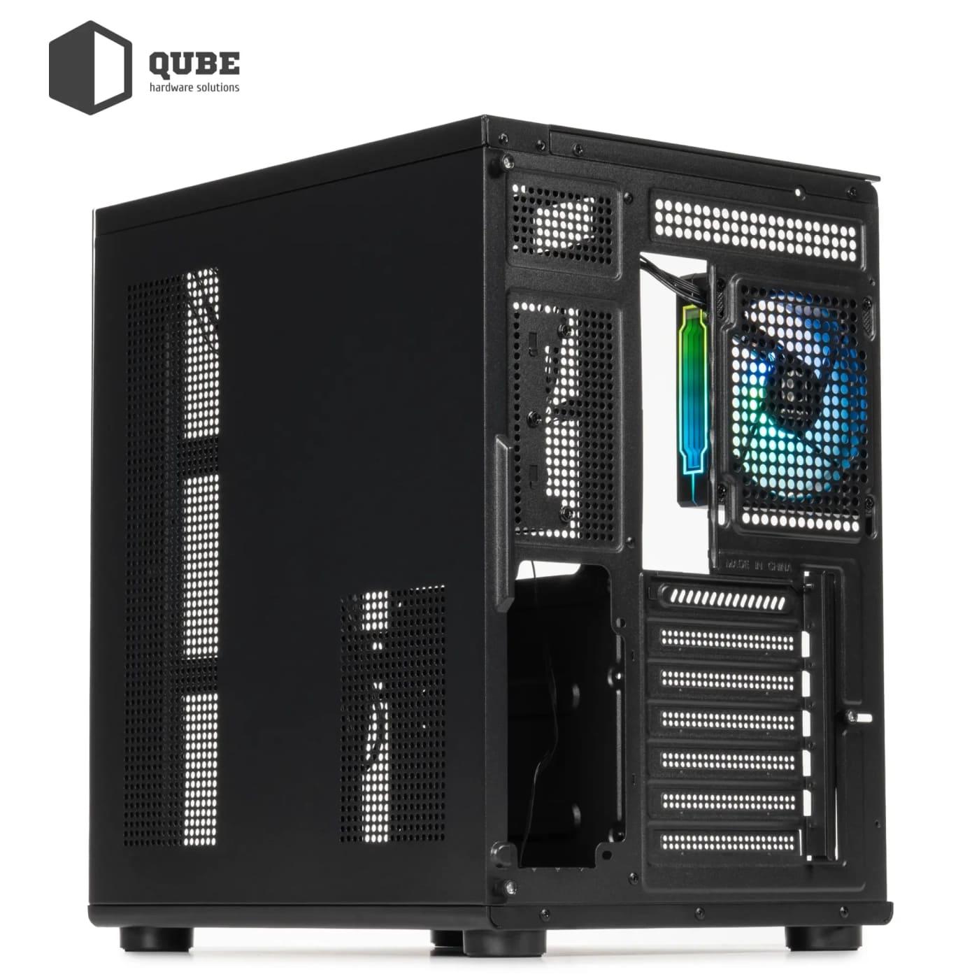 Корпус QUBE AQUARIUM ARGB Black (AQUARIUM_GBNU3) Без БП