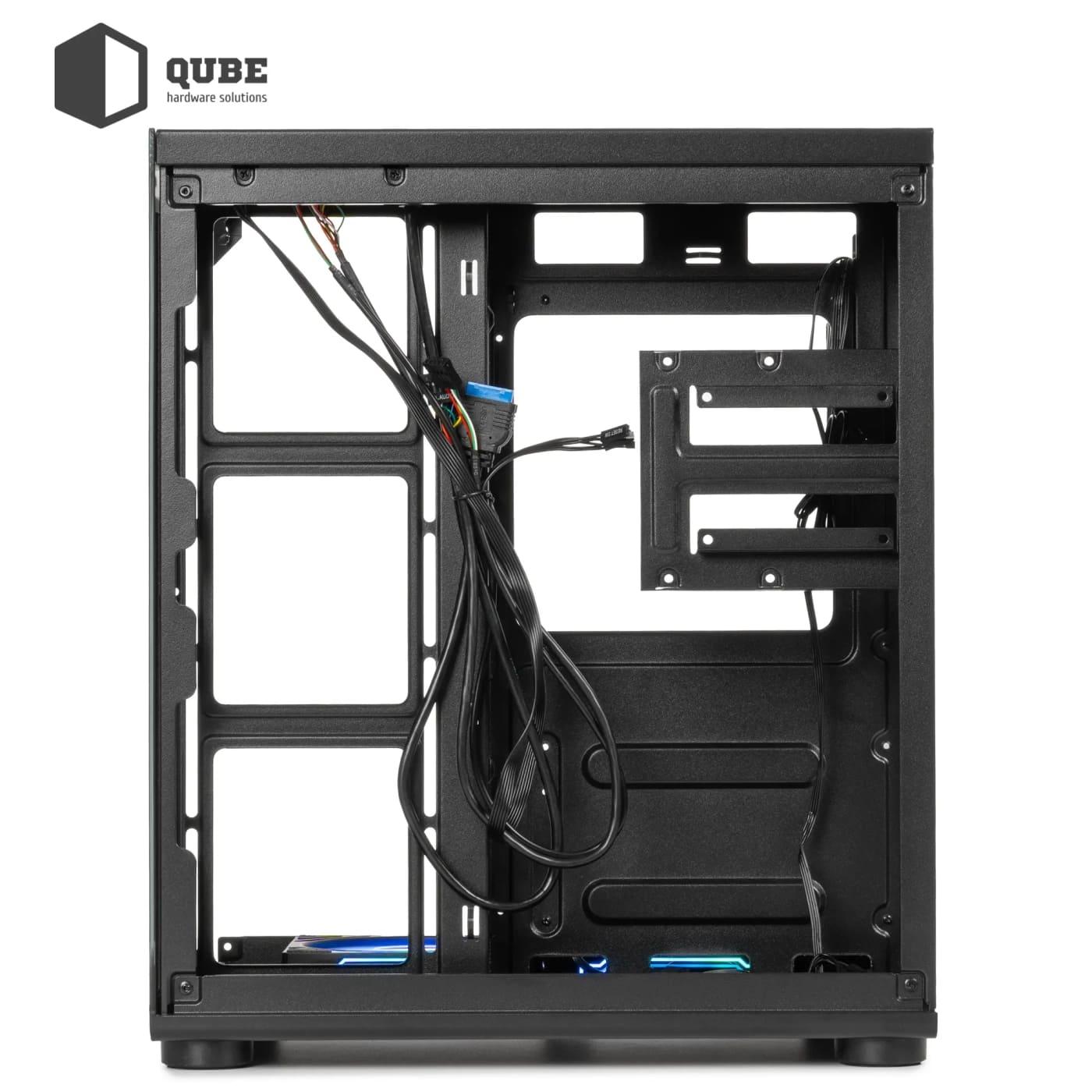 Корпус QUBE AQUARIUM ARGB Black (AQUARIUM_GBNU3) Без БП