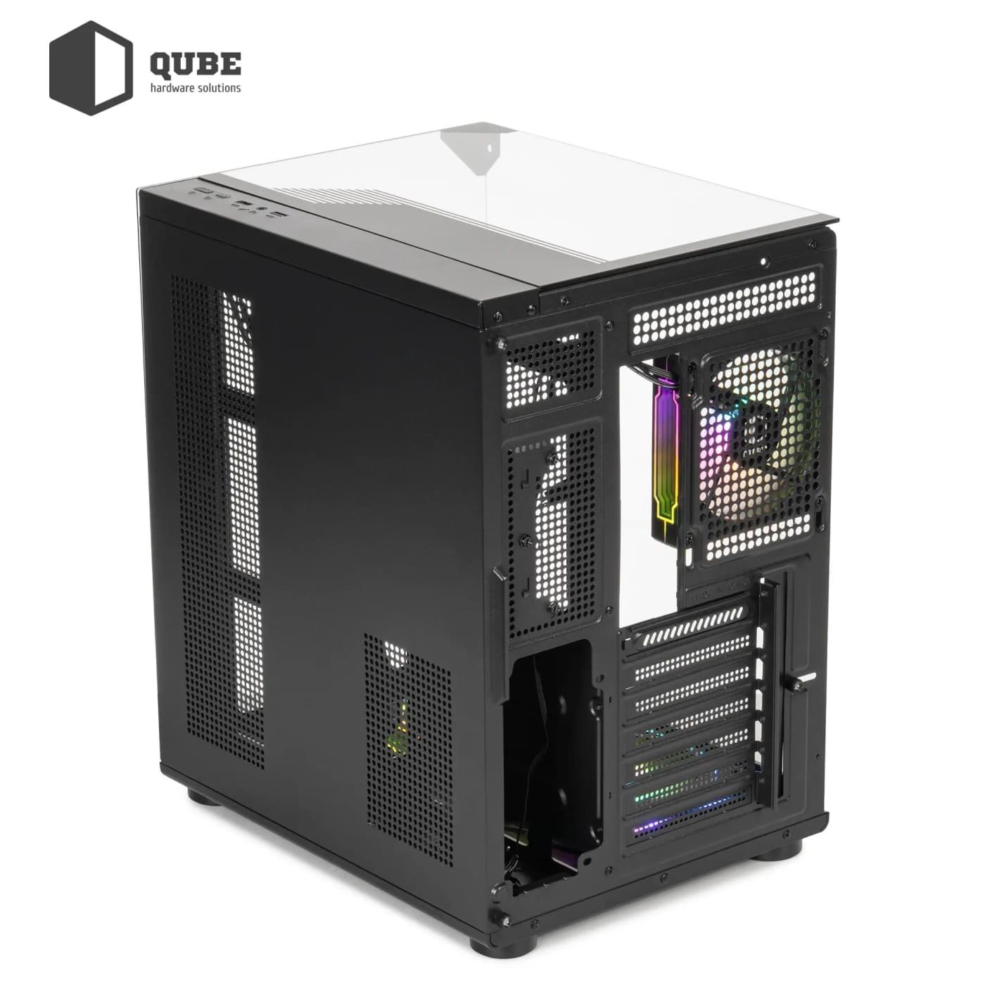 Корпус QUBE AQUARIUM ARGB Black (AQUARIUM_GBNU3) Без БП
