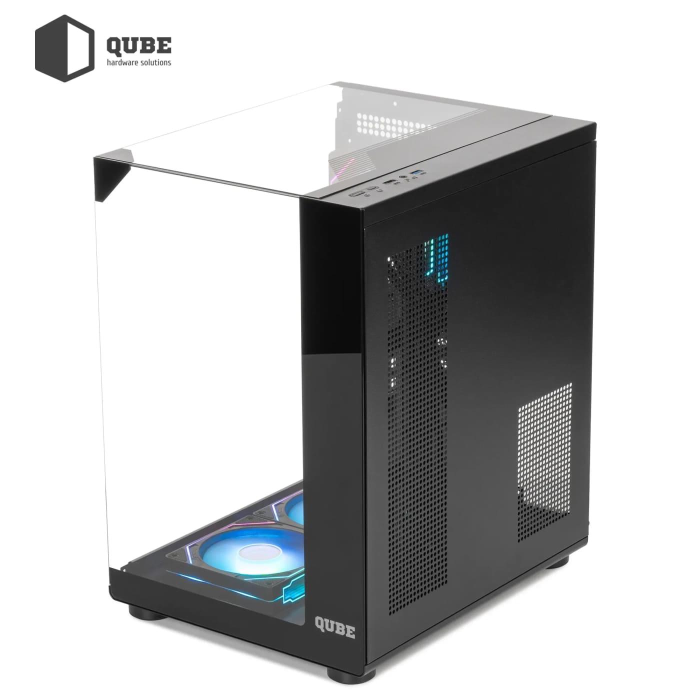 Корпус QUBE AQUARIUM ARGB Black (AQUARIUM_GBNU3) Без БП
