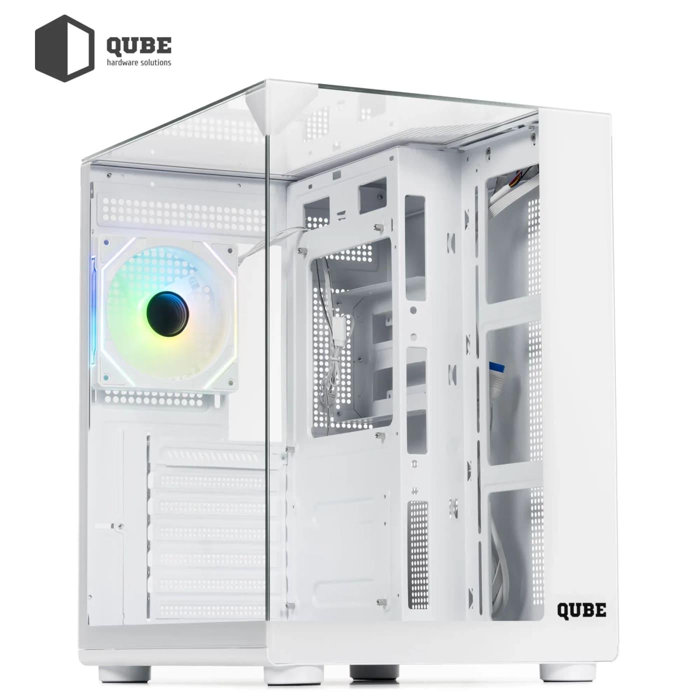 Корпус QUBE AQUARIUM ARGB WHITE (AQUARIUM_GWNU3) Без БП