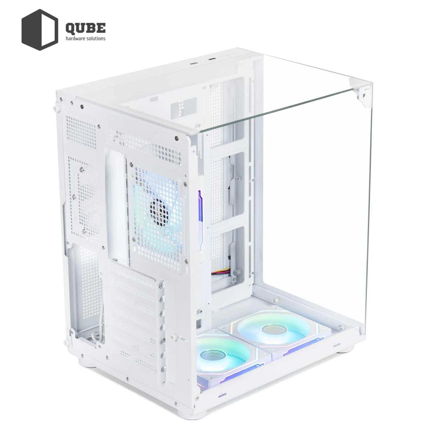 Корпус QUBE AQUARIUM ARGB WHITE (AQUARIUM_GWNU3) Без БП