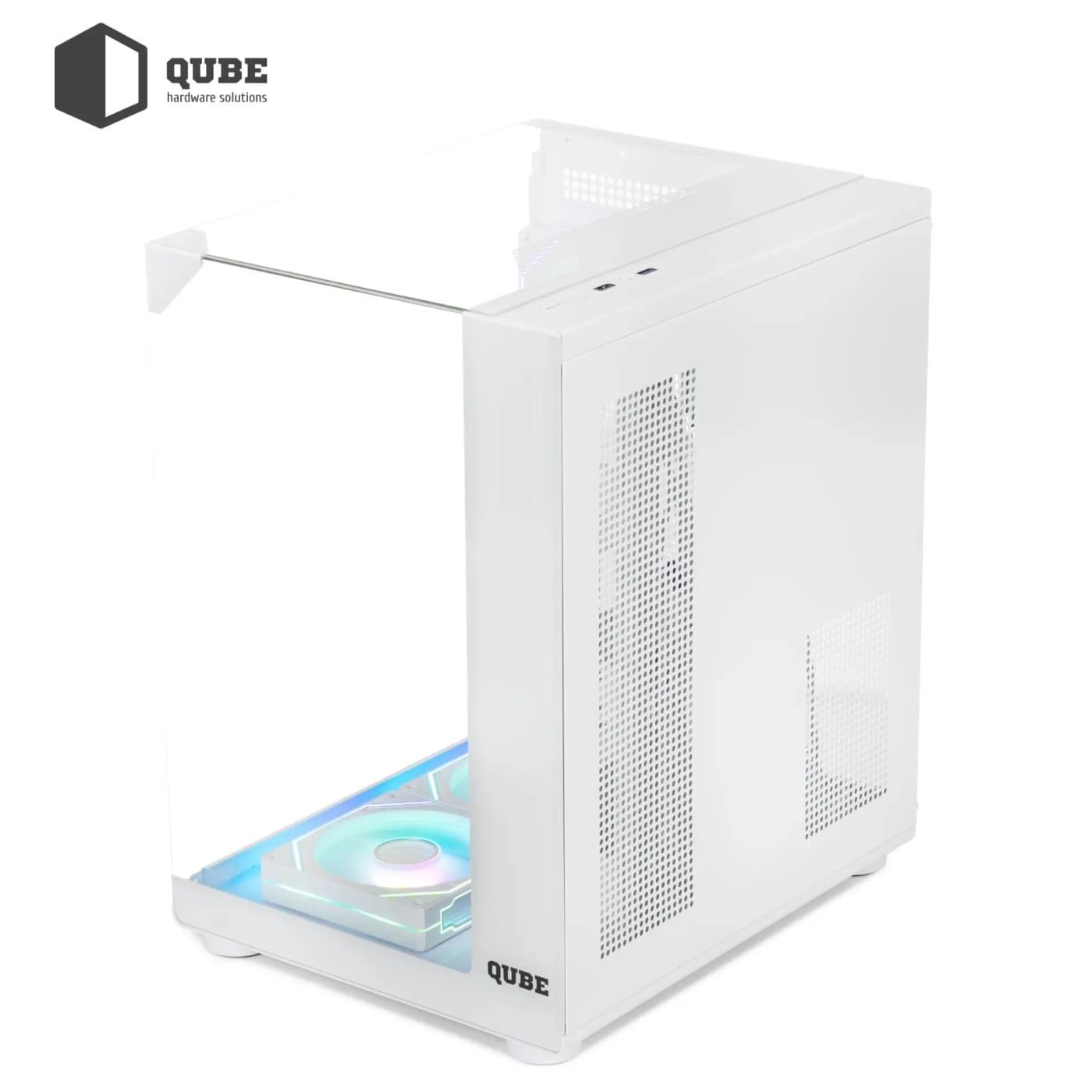 Корпус QUBE AQUARIUM ARGB WHITE (AQUARIUM_GWNU3) Без БП