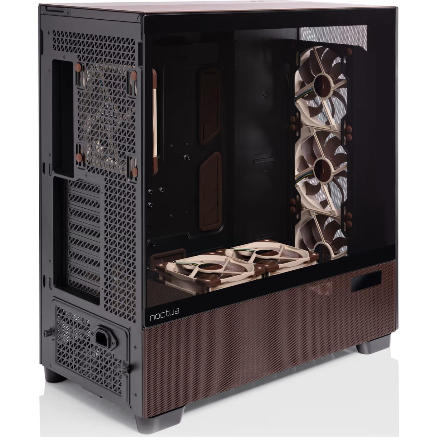 Корпус Frontier Antec Flux Pro Noctua Edition Tempered Glass без БЖ Black/Brown (Antec Flux Pro Noctua Edition) Без БП