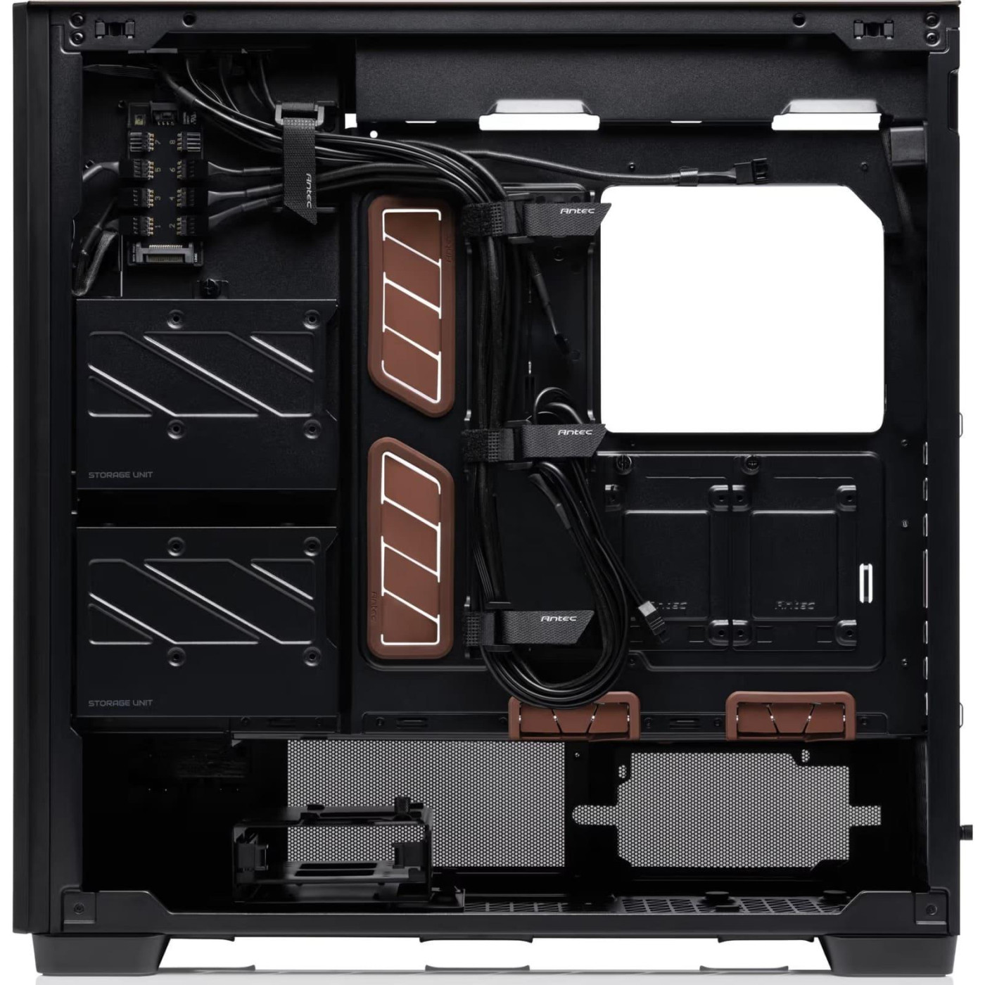 Корпус Frontier Antec Flux Pro Noctua Edition Tempered Glass без БЖ Black/Brown (Antec Flux Pro Noctua Edition) Без БП