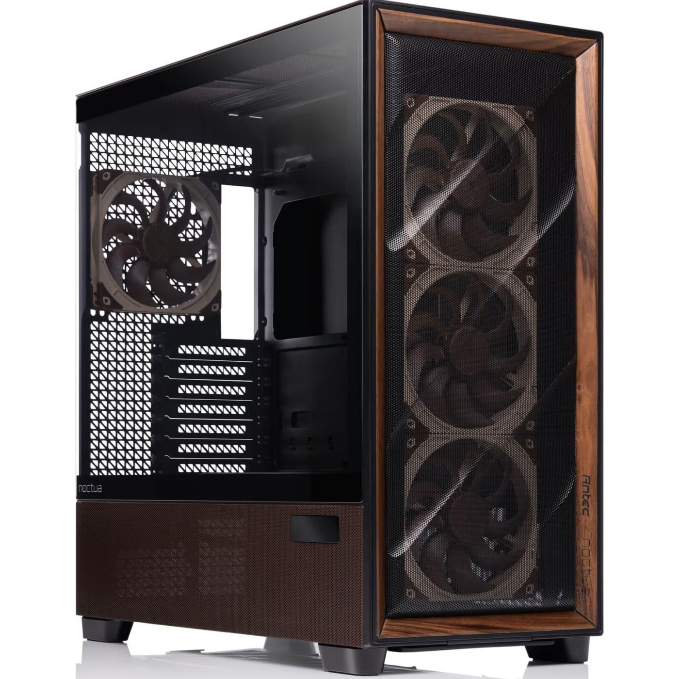 Корпус Frontier Antec Flux Pro Noctua Edition Tempered Glass без БЖ Black/Brown (Antec Flux Pro Noctua Edition) Без БП