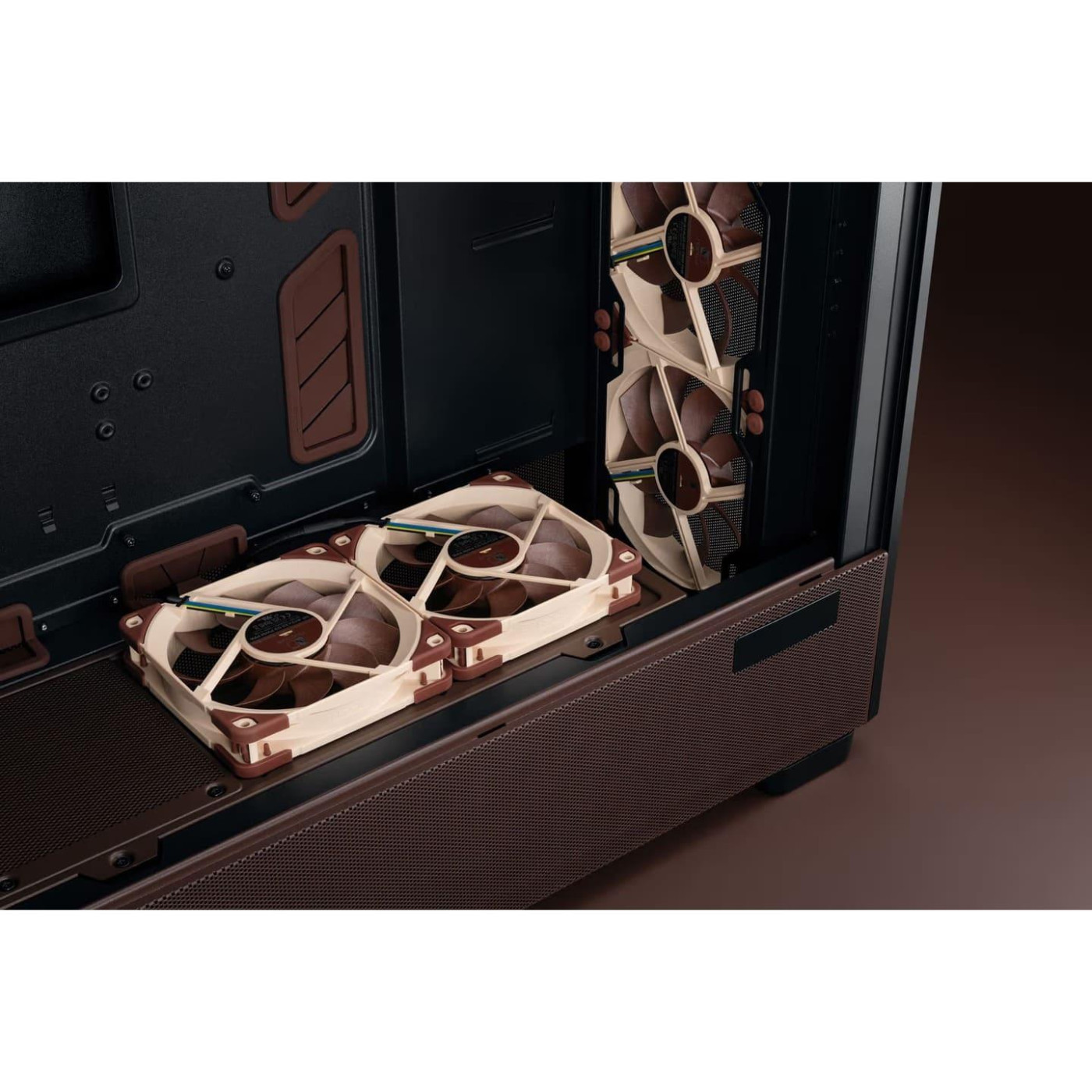 Корпус Frontier Antec Flux Pro Noctua Edition Tempered Glass без БЖ Black/Brown (Antec Flux Pro Noctua Edition) Без БП