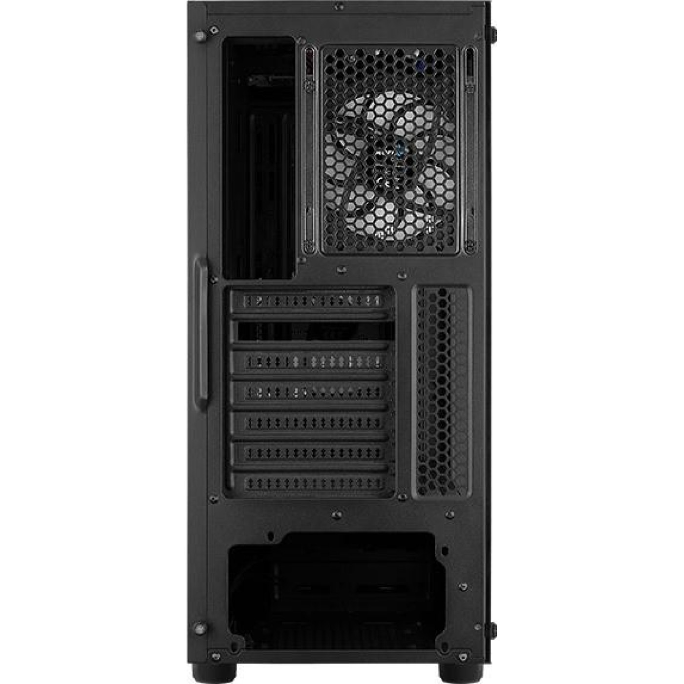 Корпус Aerocool Menace Saturn FRGB Black (MENACE FRGB-G-BK-V1) Без БП Б/у