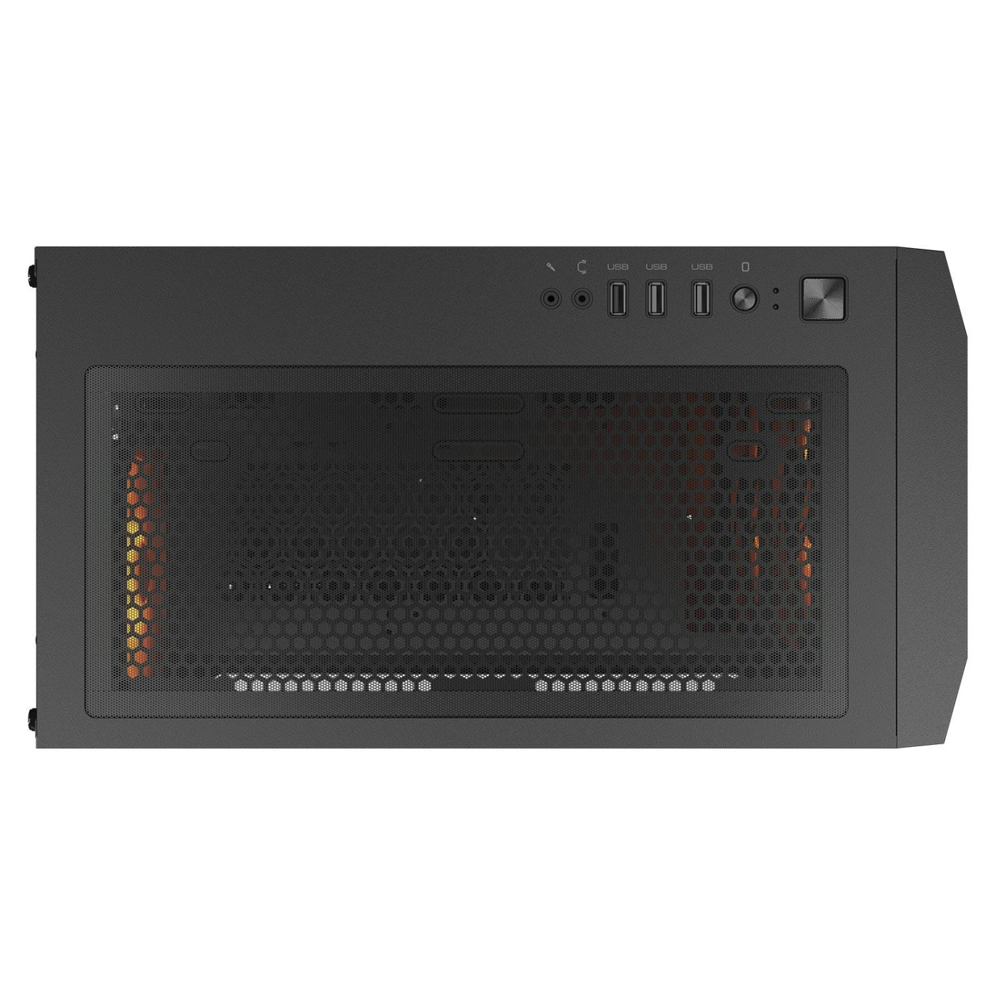 Корпус Cougar Uniface Mini RGB Black (UNIFACE MINI RGB Black)