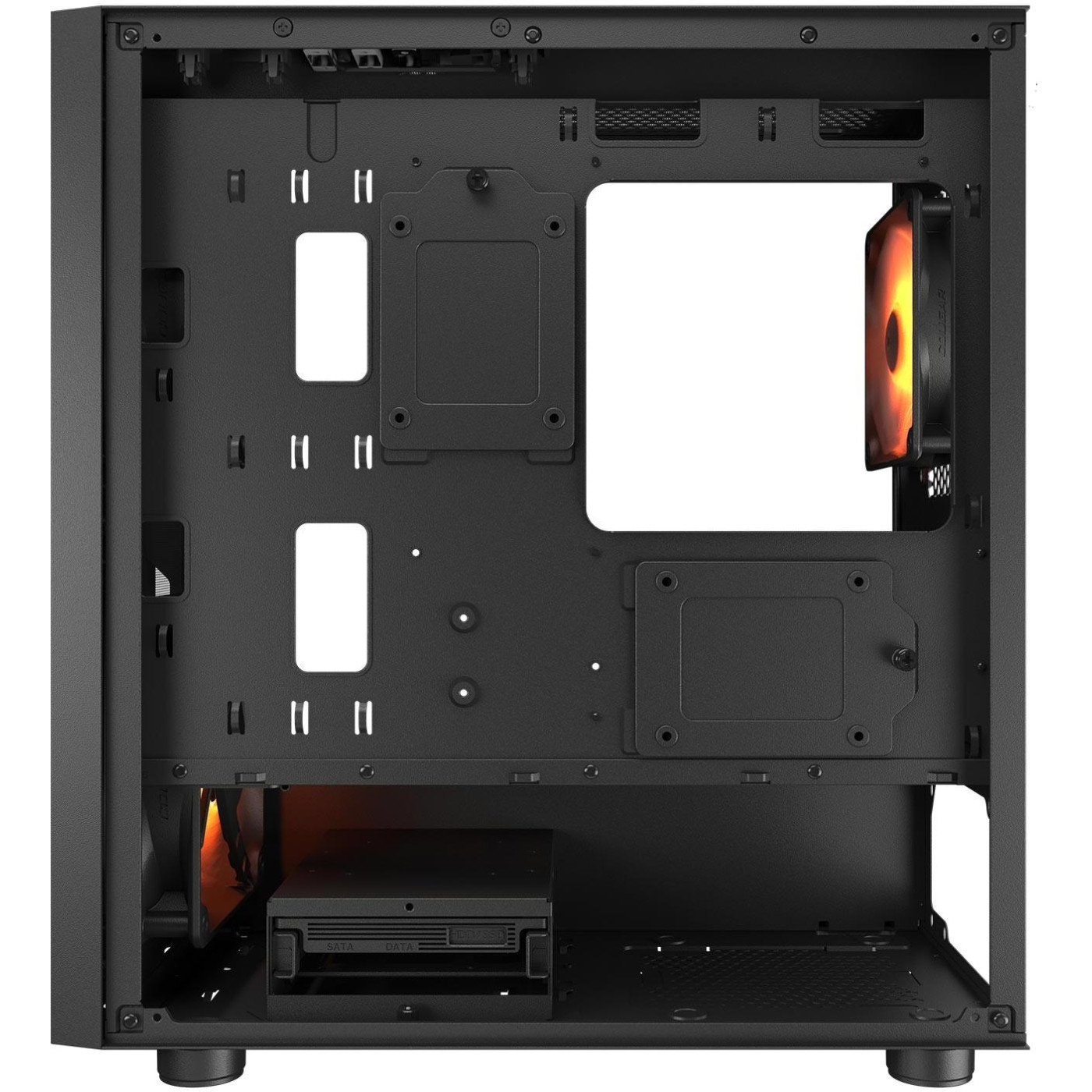 Корпус Cougar Uniface Mini RGB Black (UNIFACE MINI RGB Black)