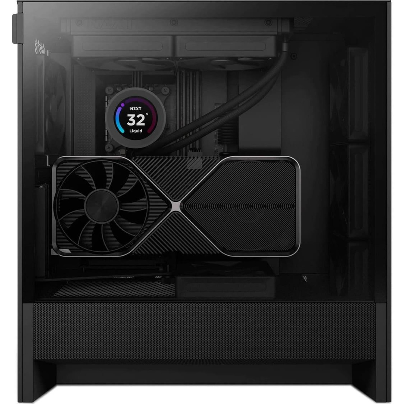 Корпус NZXT H5 Flow без БП Black (CC-H52FB-01)