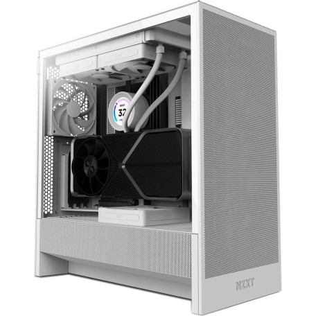 Корпус NZXT H5 Flow без БП White (CC-H52FW-01)