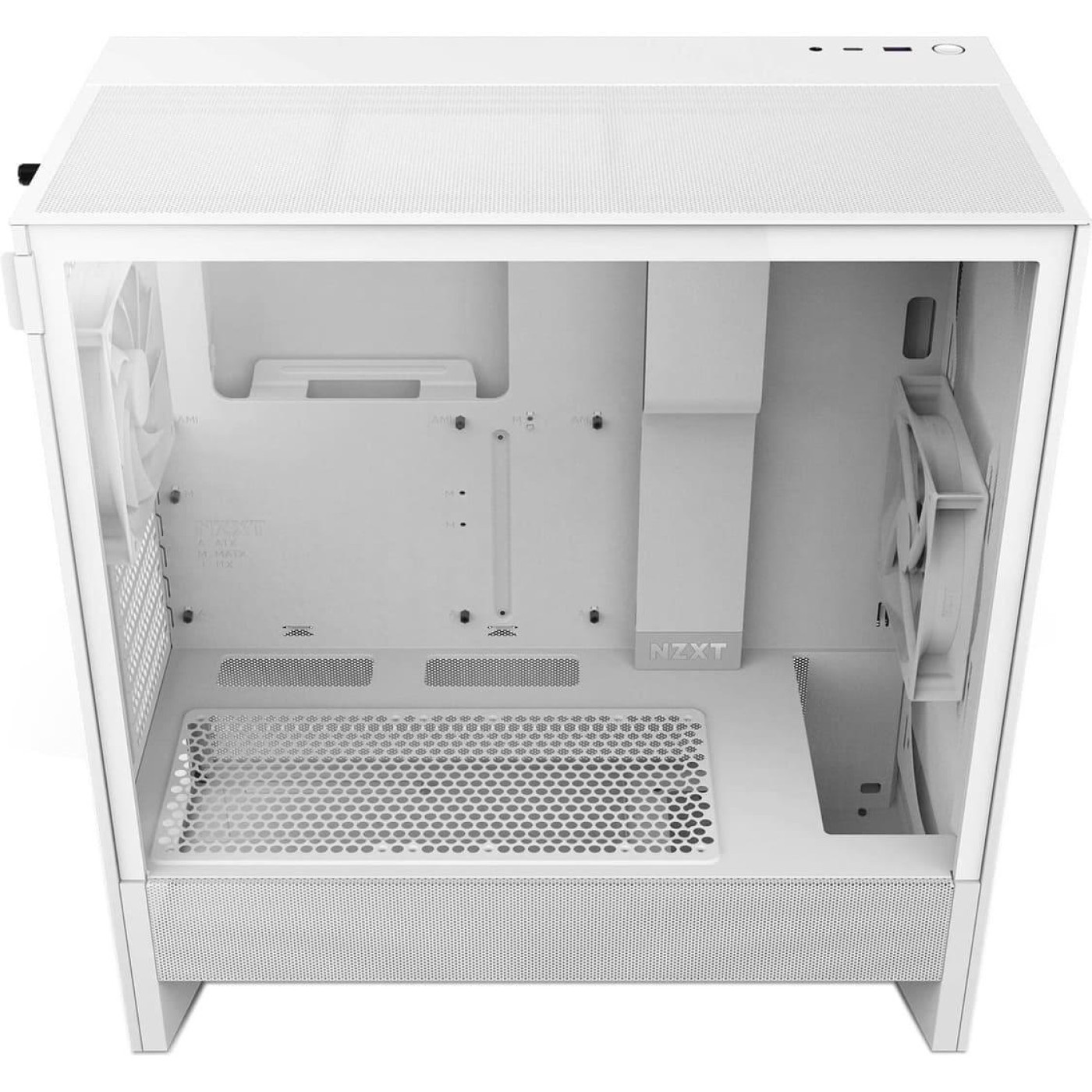 Корпус NZXT H5 Flow без БП White (CC-H52FW-01)