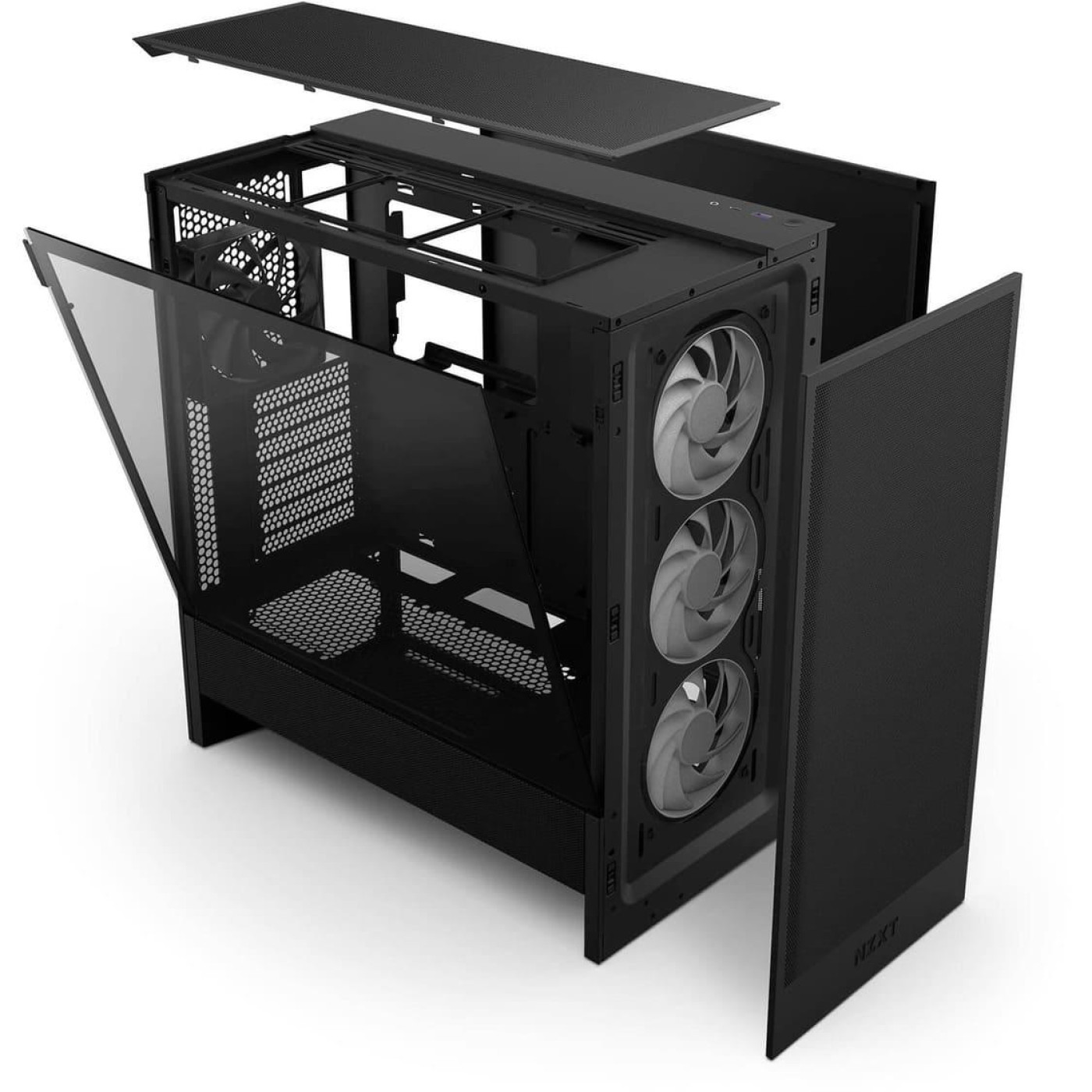 Корпус NZXT H5 Flow RGB без БЖ Black (CC-H52FB-R1)