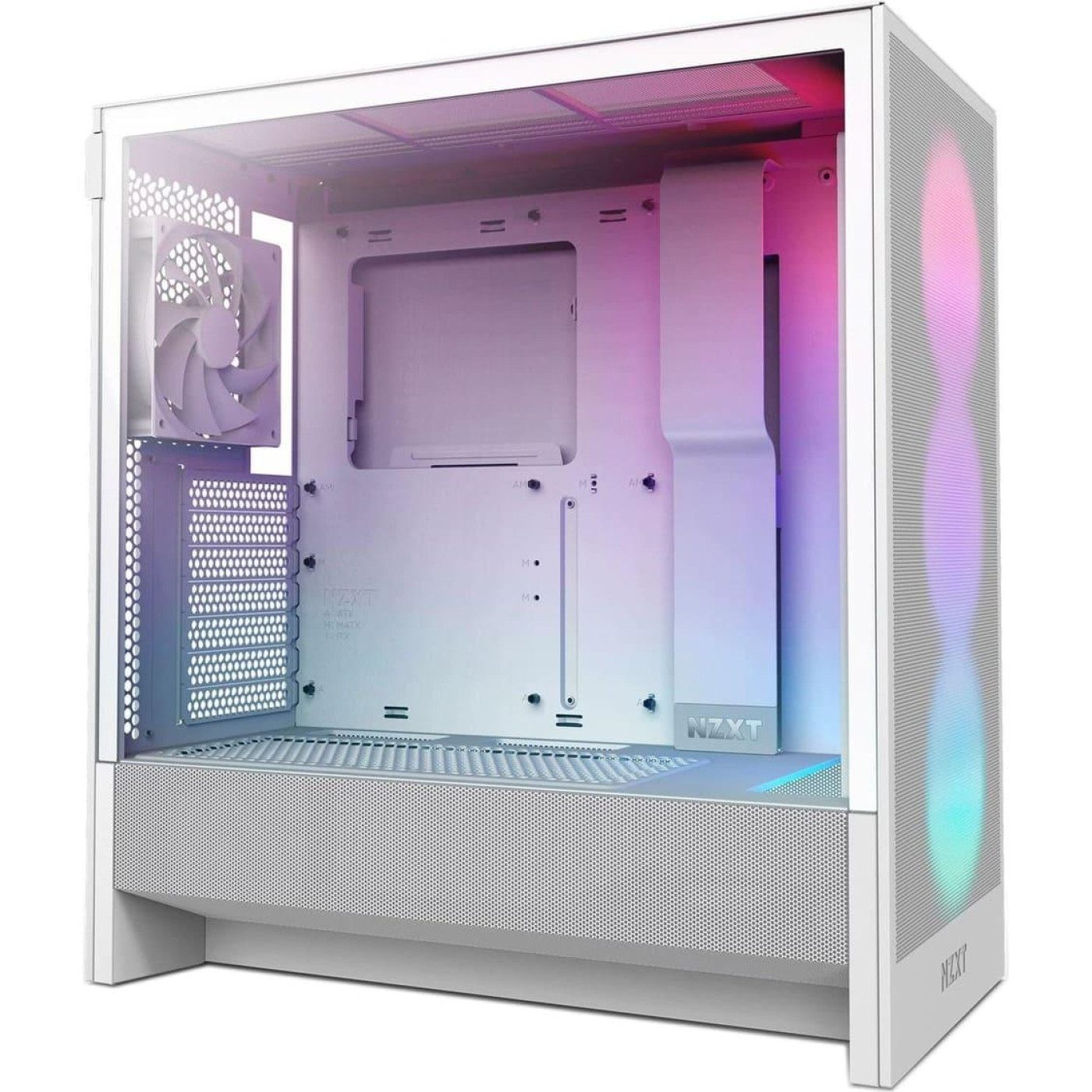 Корпус NZXT H5 Flow RGB без БЖ White (CC-H52FW-R1)