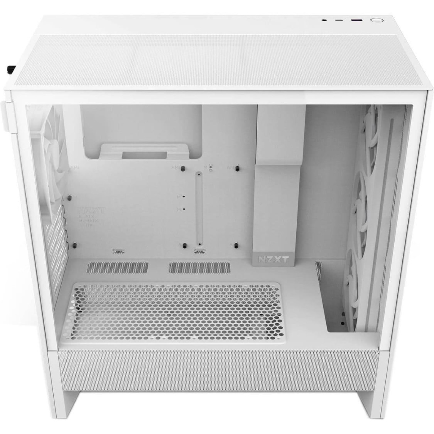 Корпус NZXT H5 Flow RGB без БЖ White (CC-H52FW-R1)