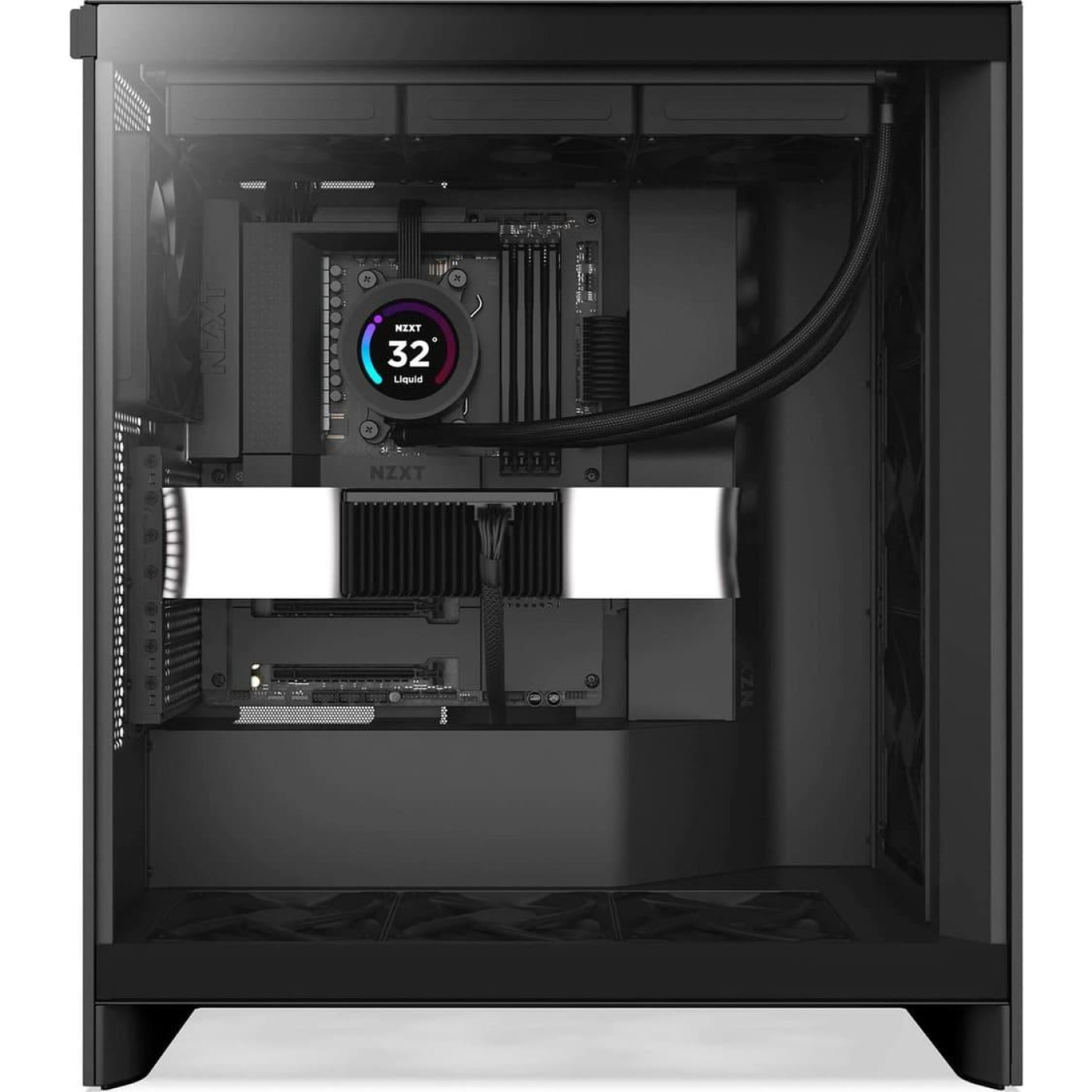Корпус NZXT H7 Flow Black (CM-H72FB-01) Без БП
