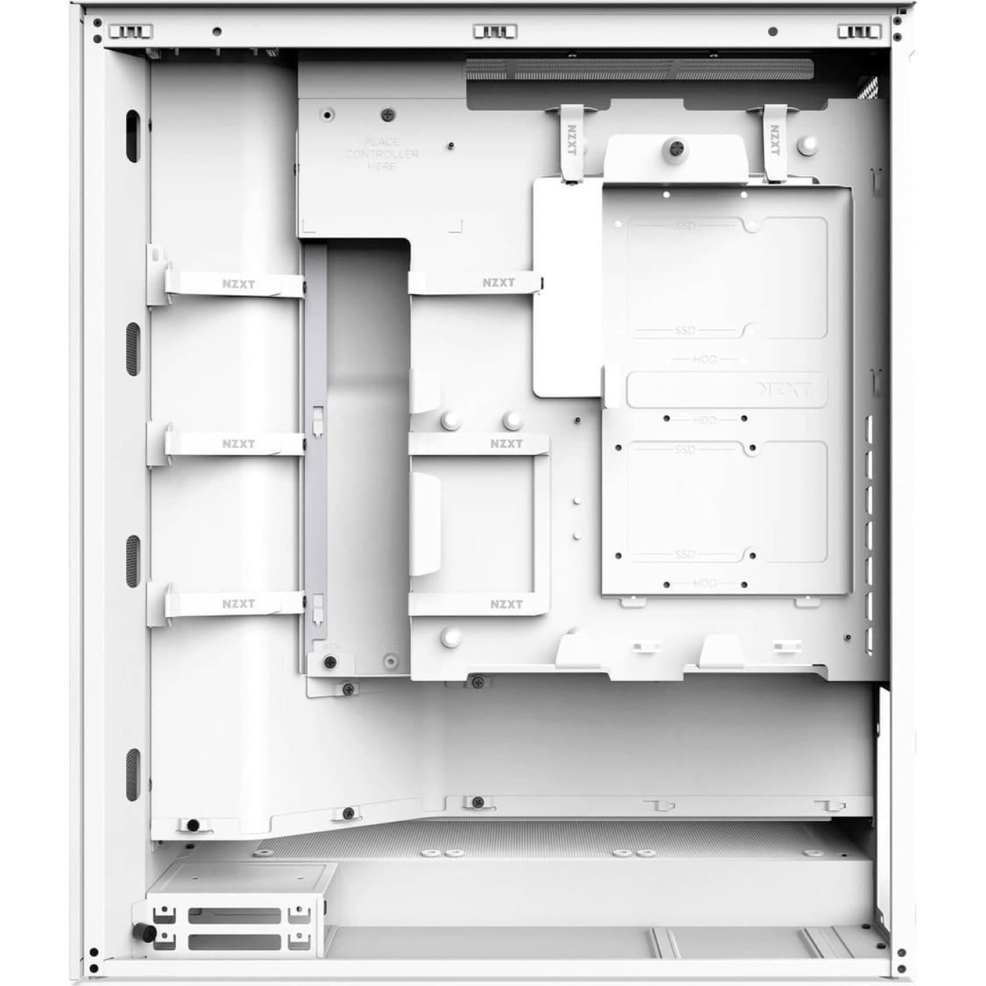 Корпус NZXT H7 Flow White (CM-H72FW-01) Без БП