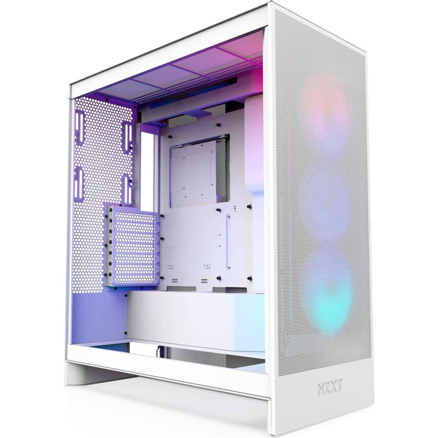 Корпус NZXT H7 Flow RGB White (CM-H72FW-R1) Без БП