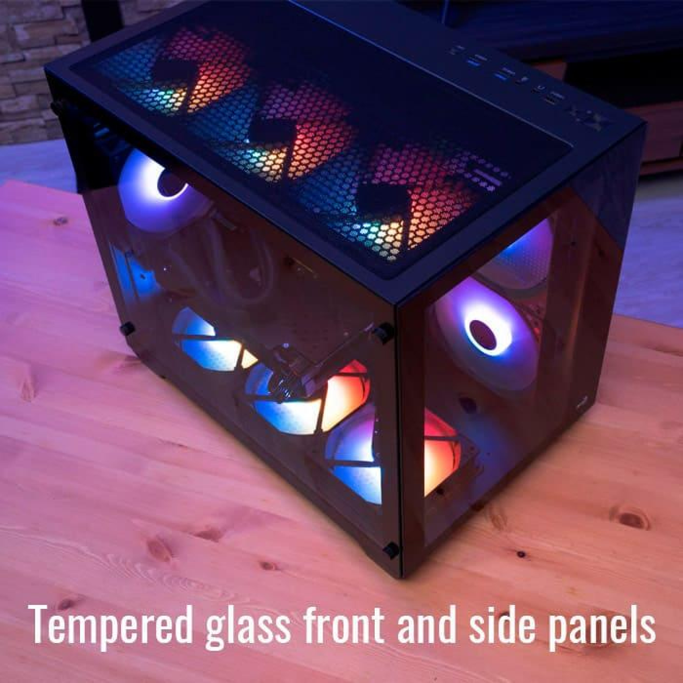 Корпус Aerocool Dryft Mini-G-BK-v2 Black (ACCS-ES02163.11) Без БП