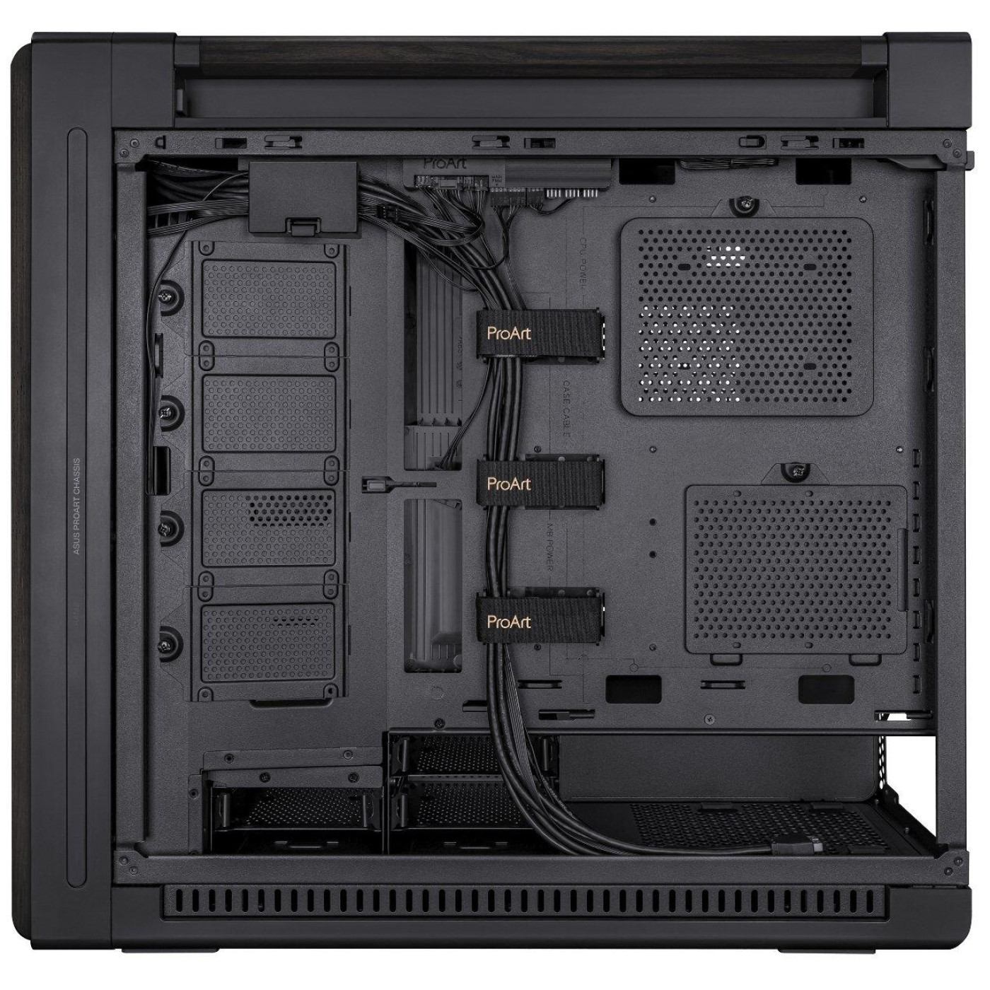 Корпус ASUS ProArt PA602 Wood Edition Tempered Glass без БП Black (90DC00J0-B09010)