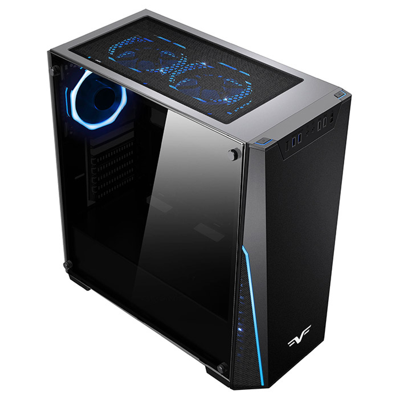 Корпус Frime MarkIII MarkIII-U3-GLS-3RGBF-WP Без БЖ