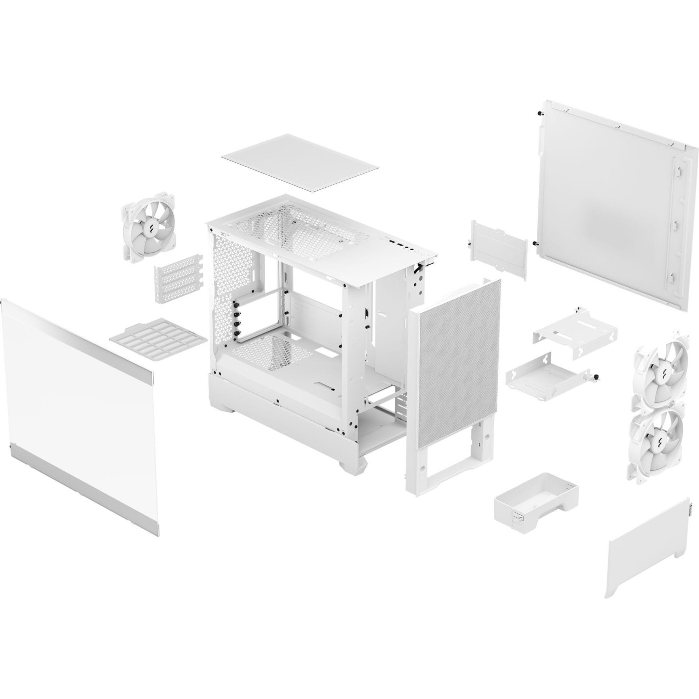 Корпус Fractal Design Pop Mini Air RGB white (FD-C-POR1M-01) Без БП