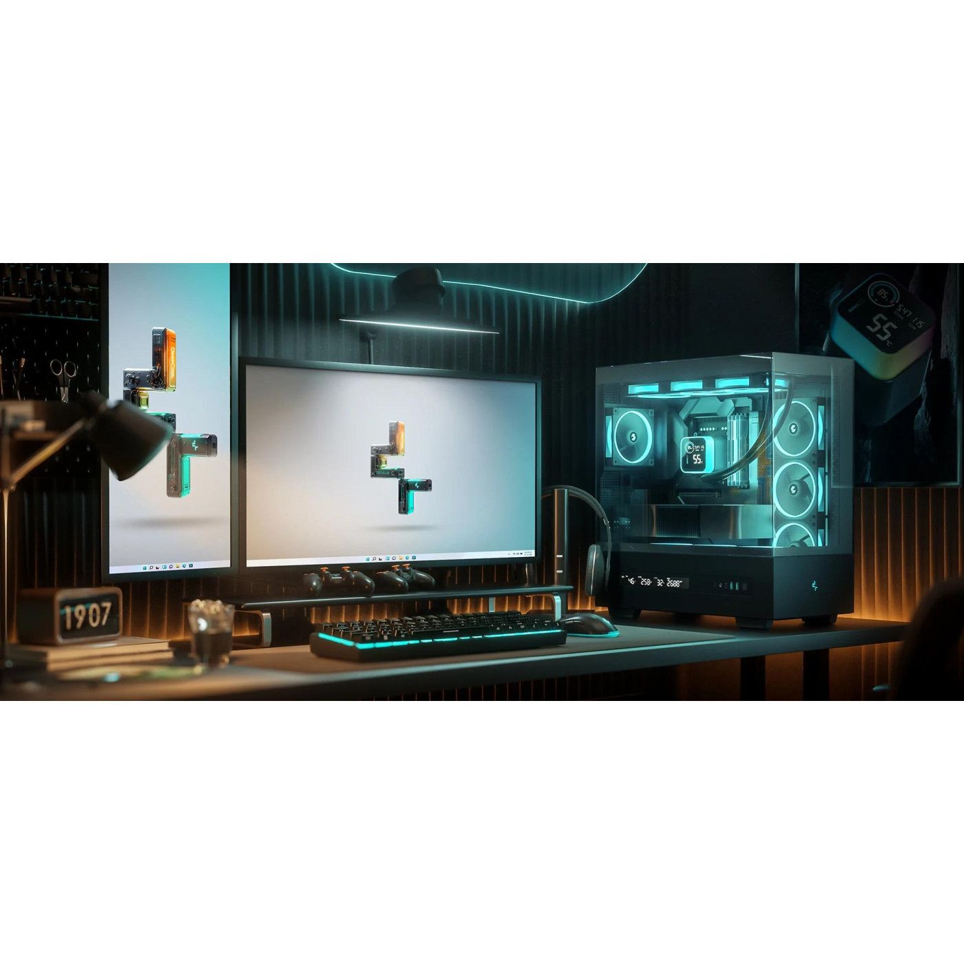 Корпус Deepcool CH690 Digital Black (R-CH690-BKNNA0D-G-1) Без БП