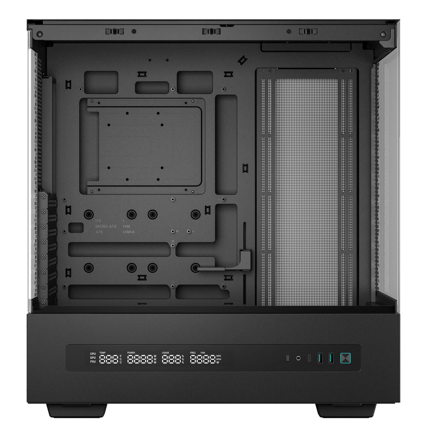 Корпус Deepcool CH690 Digital Black (R-CH690-BKNNA0D-G-1) Без БП