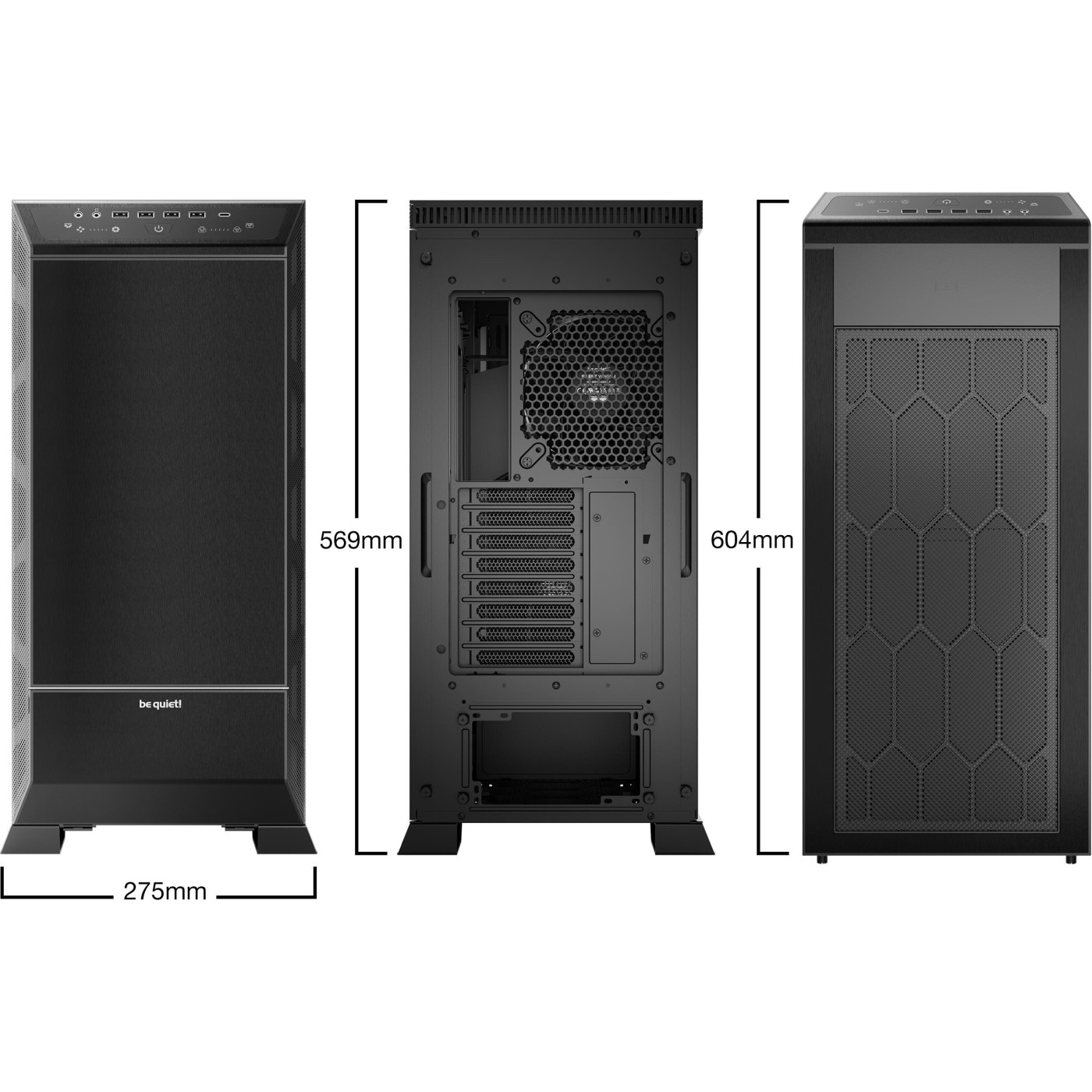 Корпус Be quiet! DARK BASE PRO 901 чорний (BGW50) Без БП