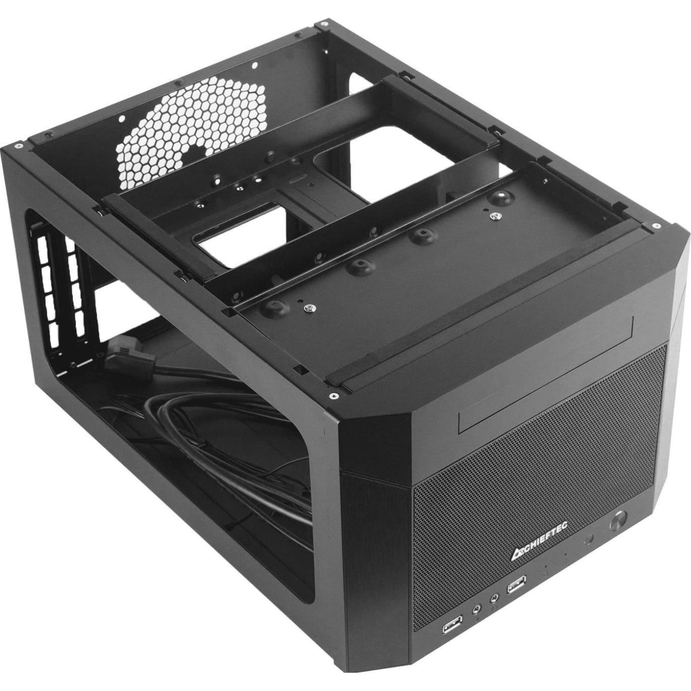 Корпус Chieftec PRO CUBE MINI CN-01B-OP miniITX, без БЖ, Black (CN-01B-OP) Без БП