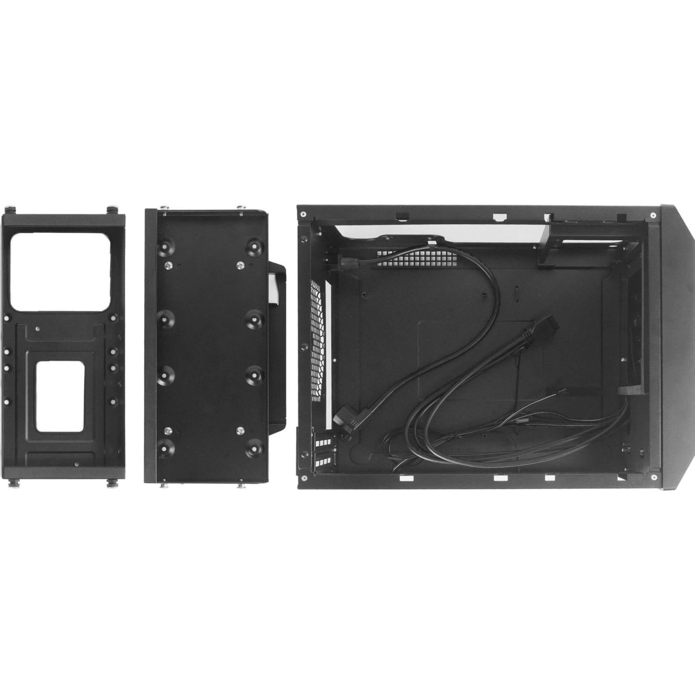 Корпус Chieftec PRO CUBE MINI CN-01B-OP miniITX, без БЖ, Black (CN-01B-OP) Без БП
