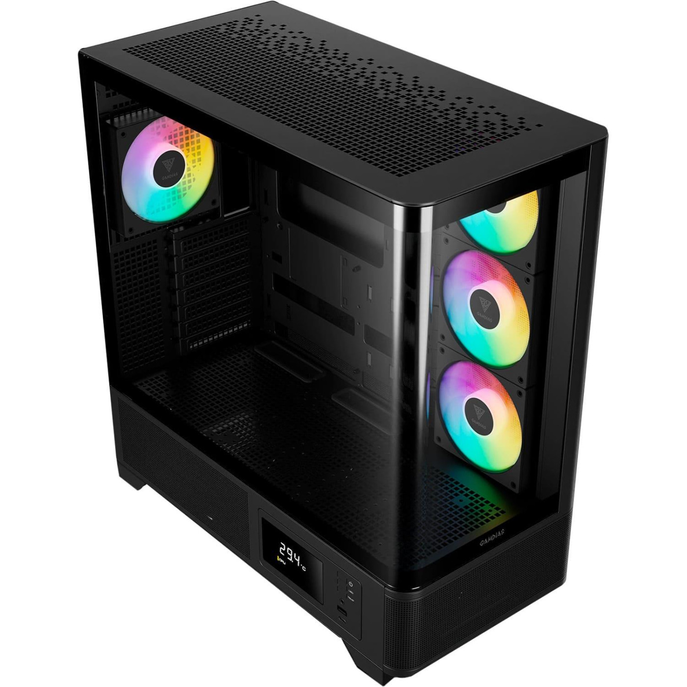 Корпус GAMDIAS ATLAS P2 CG Black (4711514501025)