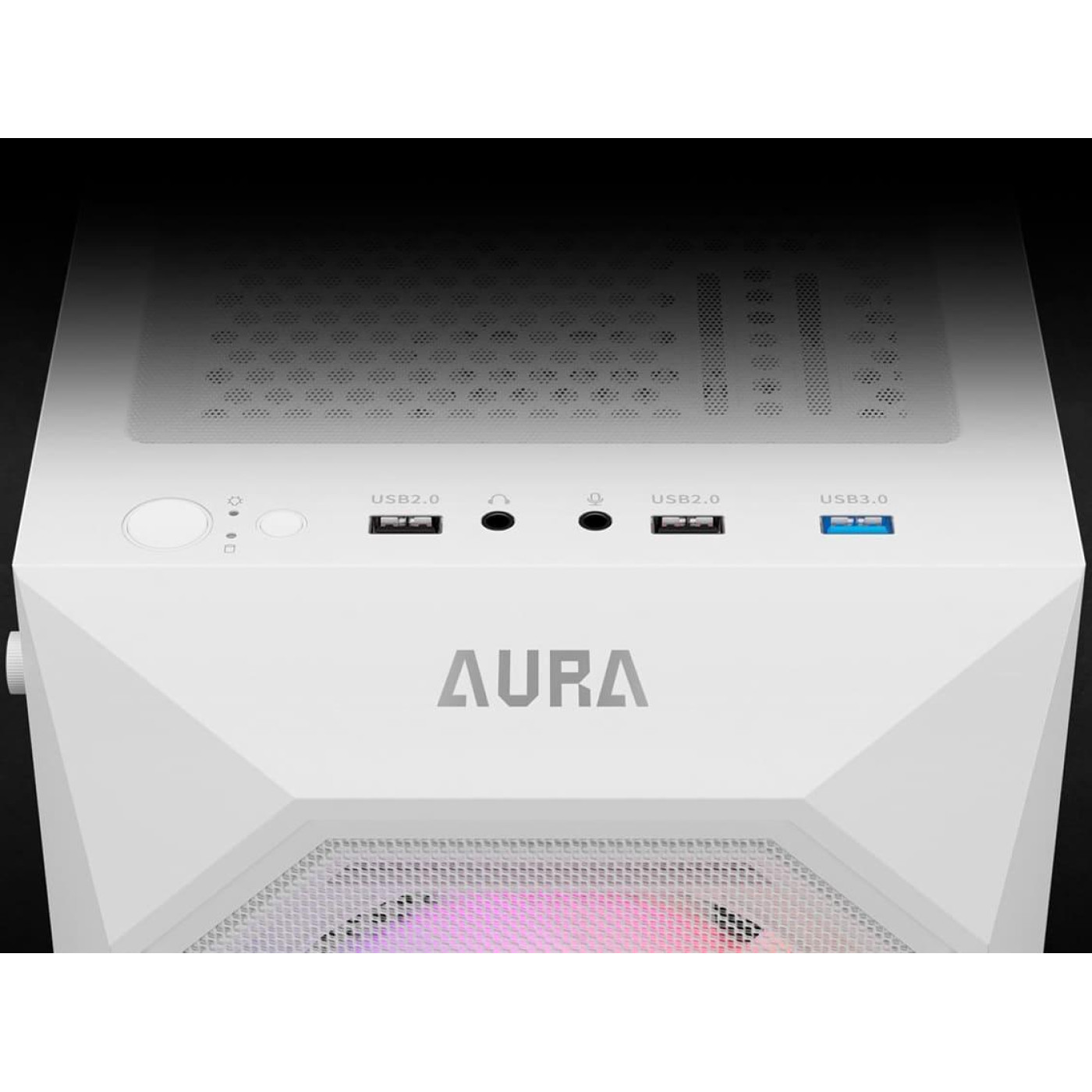 Корпус GAMDIAS AURA GC1 ELITE WH ARGB White (4711514500608)