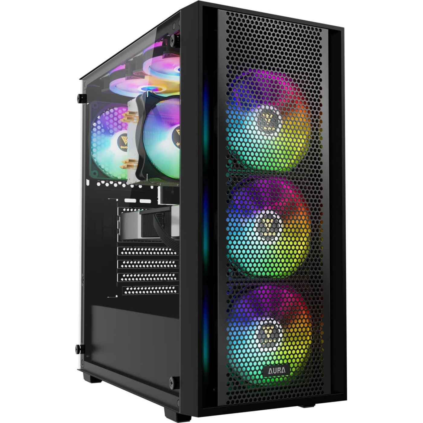 Корпус GAMDIAS AURA GC2 ELITE ARGB Black (4711514500615) Без БП
