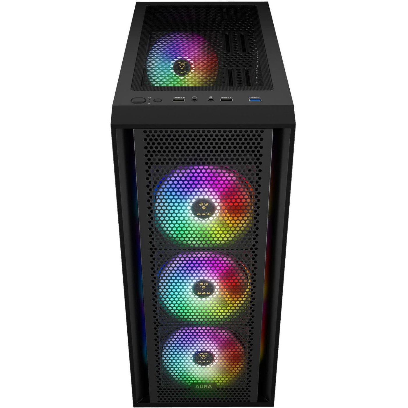 Корпус GAMDIAS AURA GC2 ELITE ARGB Black (4711514500615) Без БП