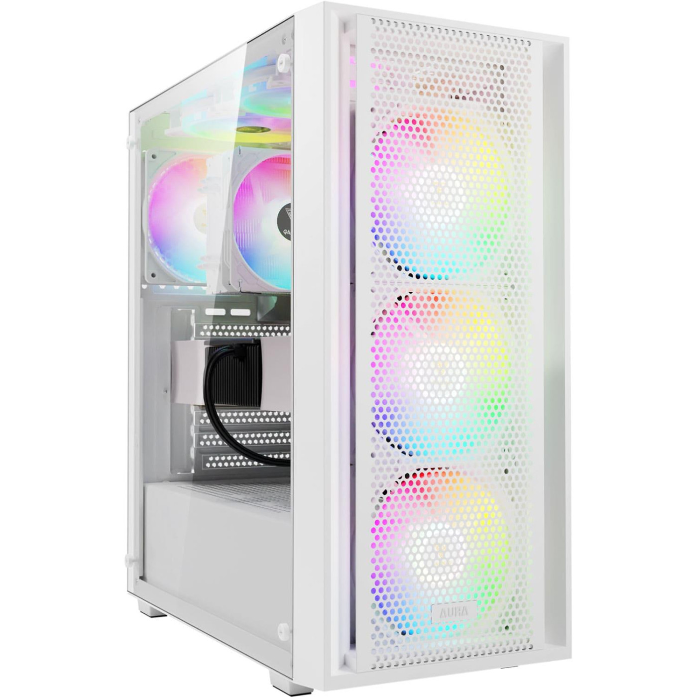Корпус GAMDIAS AURA GC2 ELITE WH ARGB White (4711514500622) Без БП