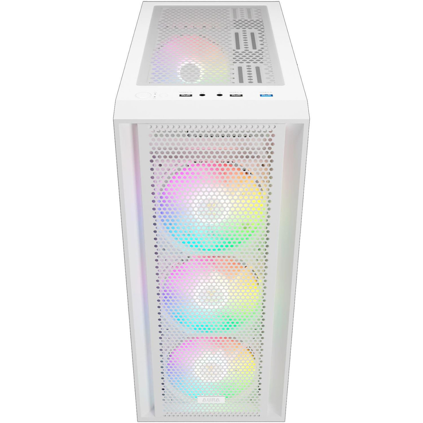 Корпус GAMDIAS AURA GC2 ELITE WH ARGB White (4711514500622) Без БП