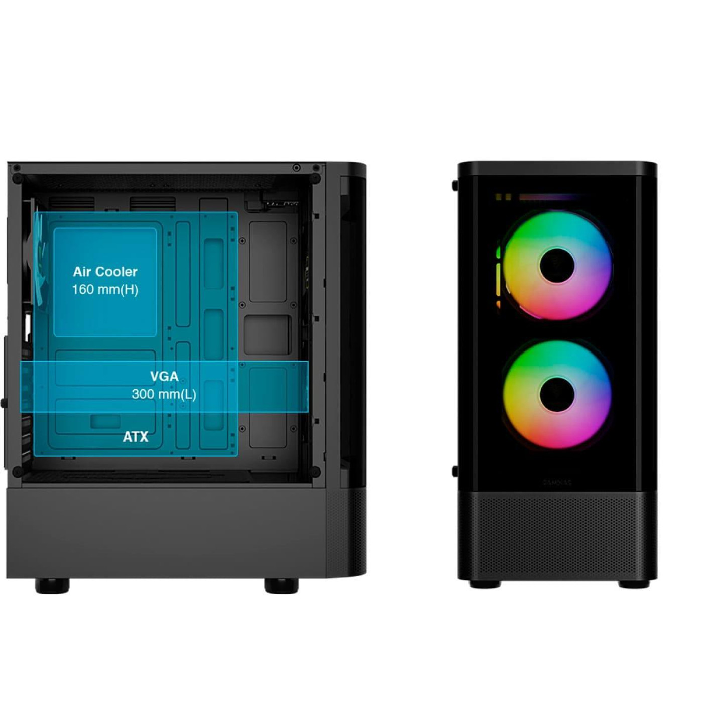 Корпус GAMDIAS TALOS E3 CG (4711514501193)